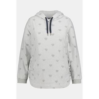 Ulla Popken  Bellieva Hoodie, Kapuze, Langarm 