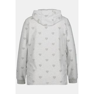 Ulla Popken  Bellieva Hoodie, Kapuze, Langarm 