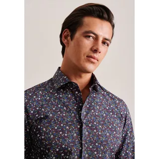 Seidensticker  Business Hemd Slim Fit Langarm Floral 