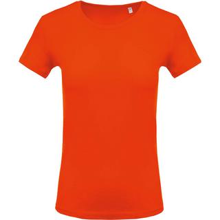 Kariban  damen-t-shirt rundhalsausschnitt 