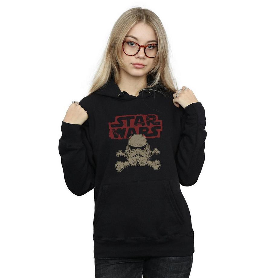 STAR WARS Star Wars Stormtrooper Skull Felpa con Cappuccio  
