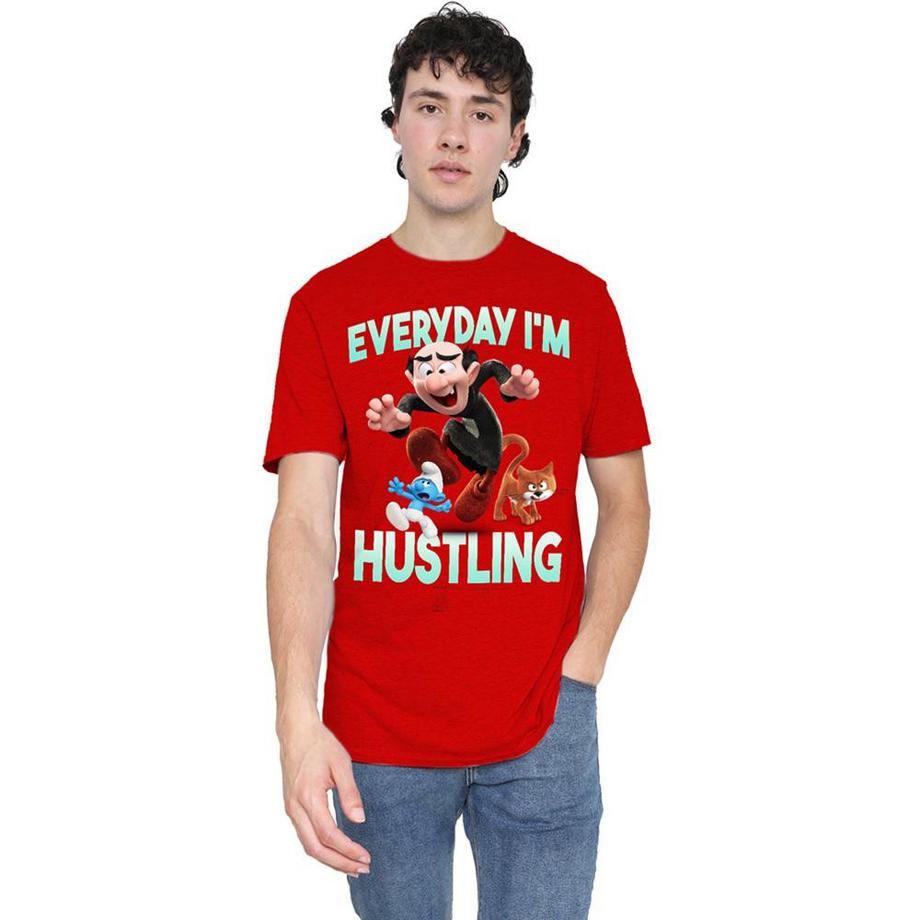 Les Stroumpfs  T-ShirtMotif Gargamel Everyday I'm Hustling 