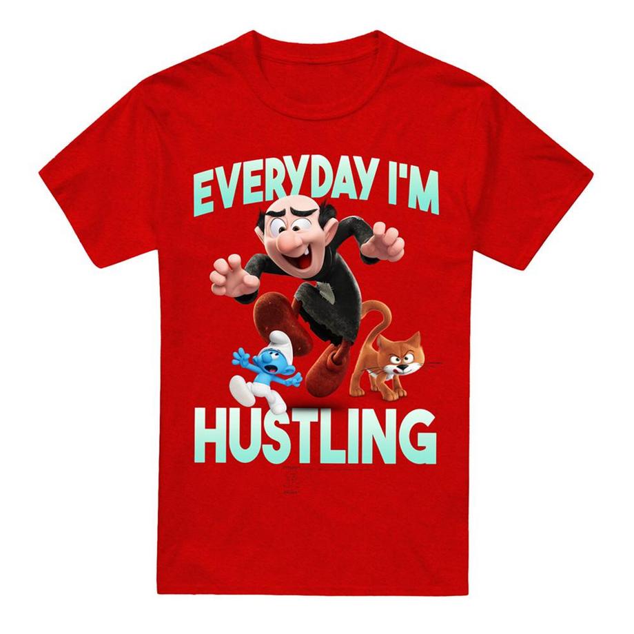 T-ShirtMotif Gargamel Everyday I'm Hustling