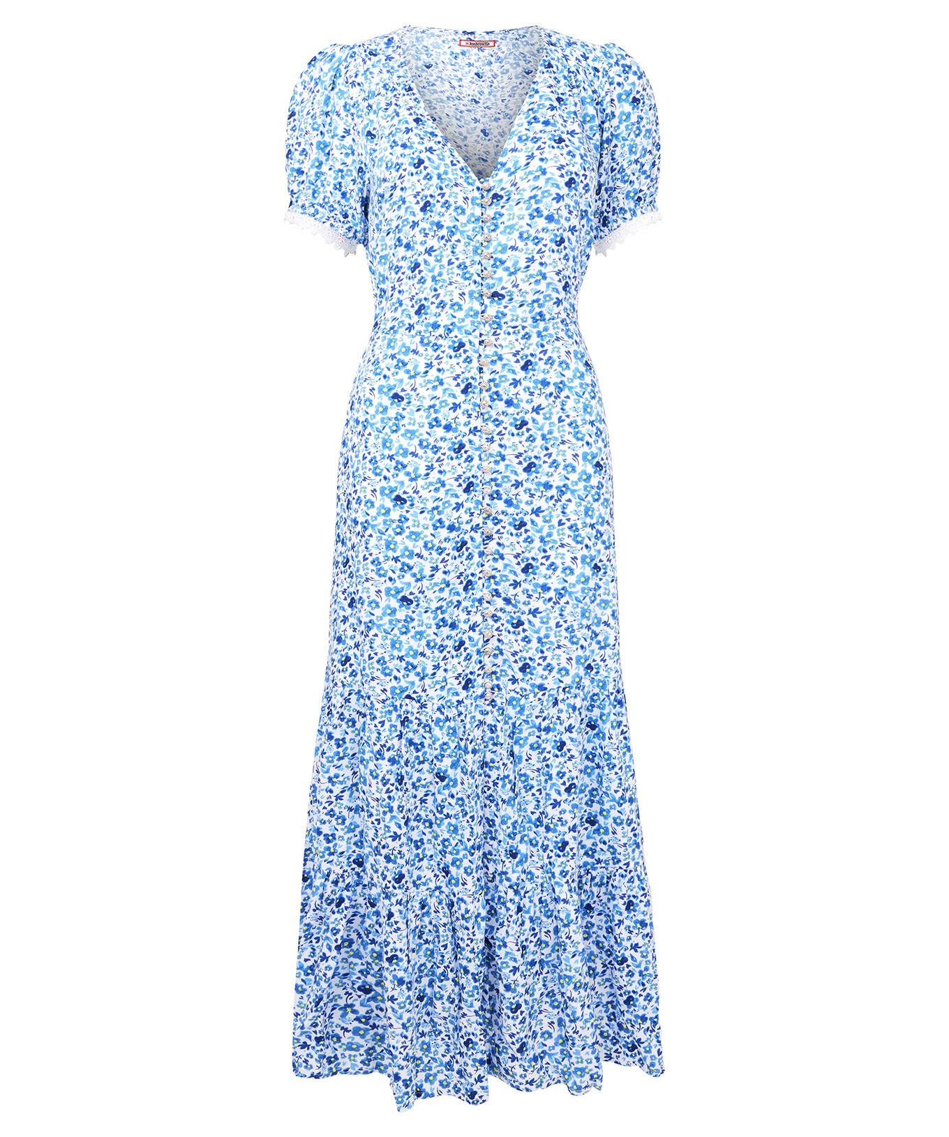 Joe Browns  PETITE Floral Lace Sleeve Maxi Dress 