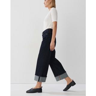 someday  Cropped Wide Jeans Cellma turn up gerader Schnitt 