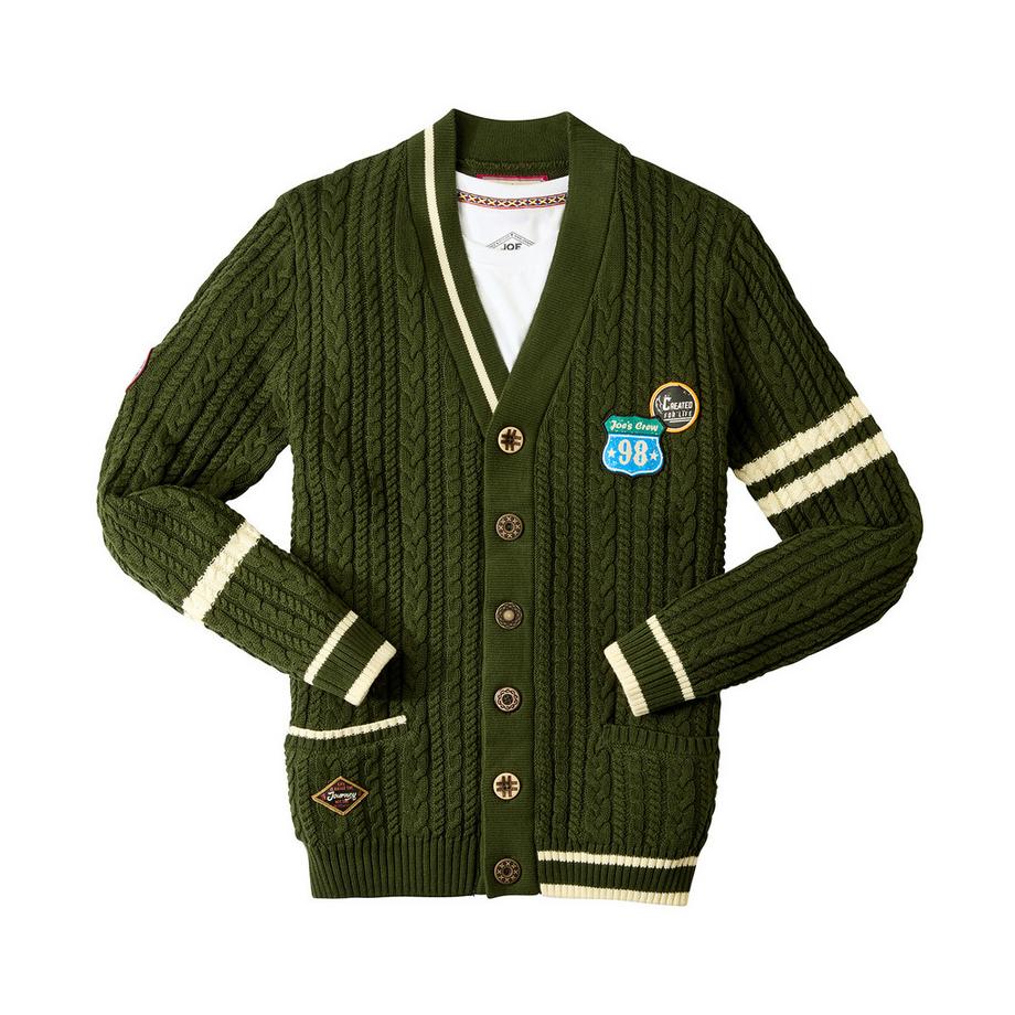 Joe Browns Klassische Preppy V-Ausschnitt Strickjacke  