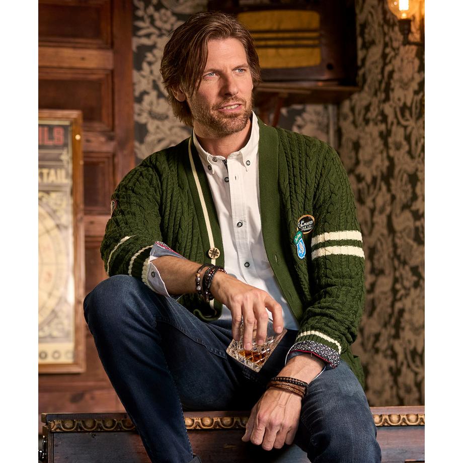 Joe Browns Klassische Preppy V-Ausschnitt Strickjacke  