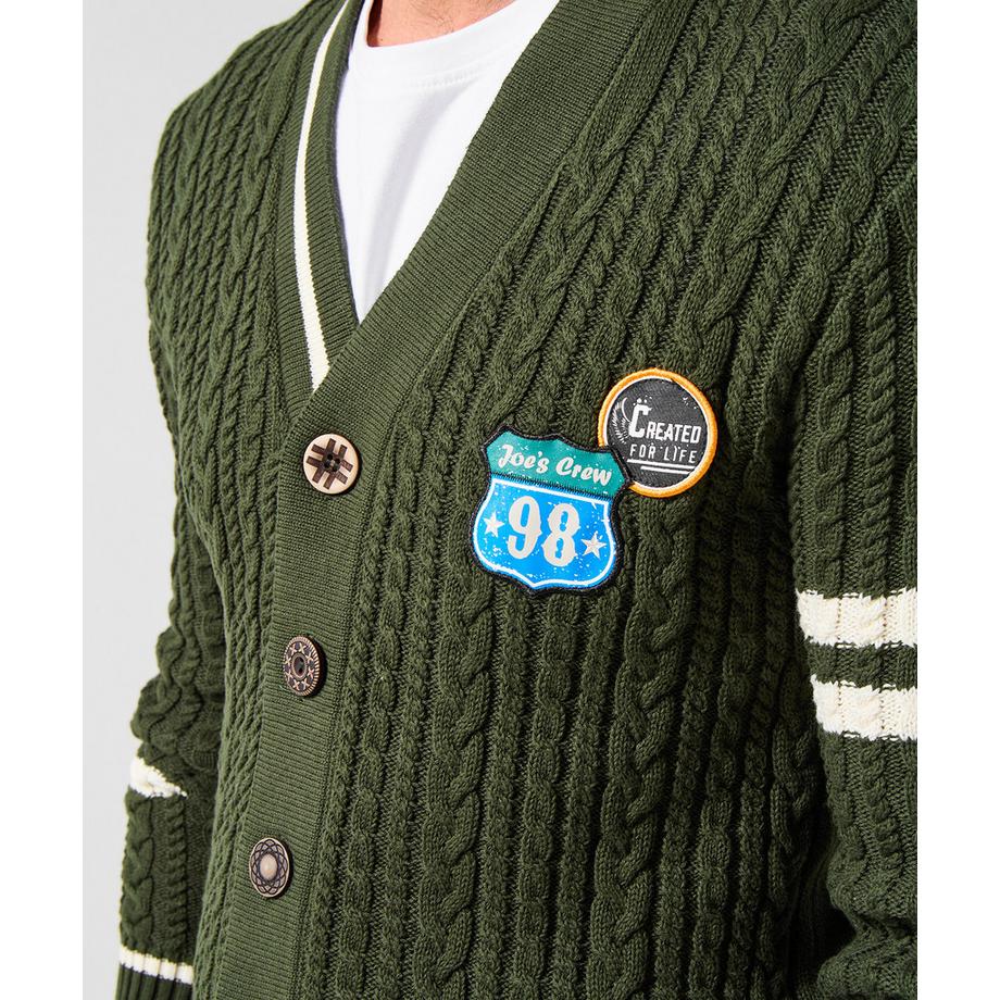 Joe Browns Klassische Preppy V-Ausschnitt Strickjacke  