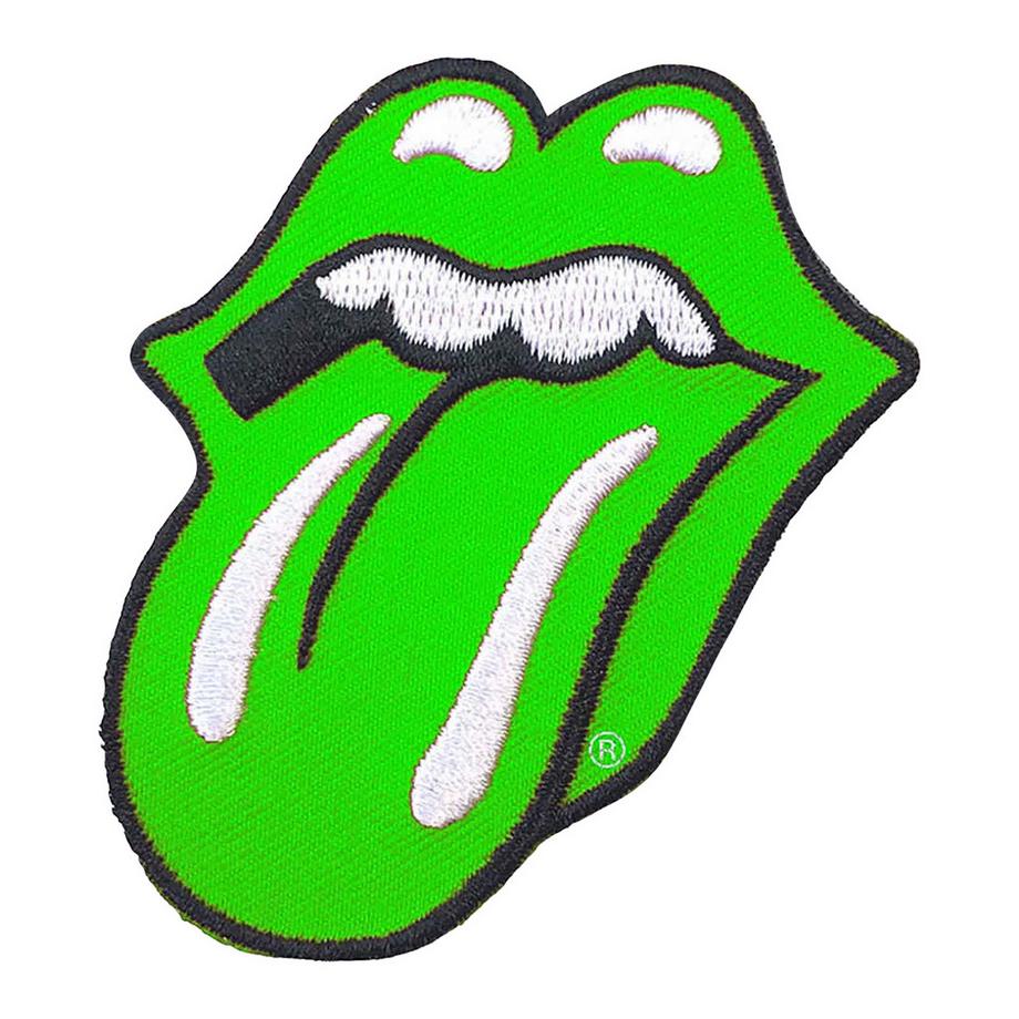 The Rolling Stones Classic Tongue Portachiavi Patch Doppio Lato  