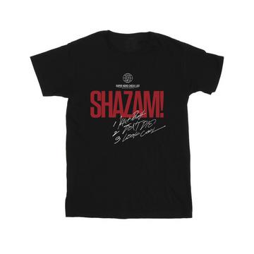 Tshirt SHAZAM FURY OF THE GODS SUPER HERO CHECKLIST