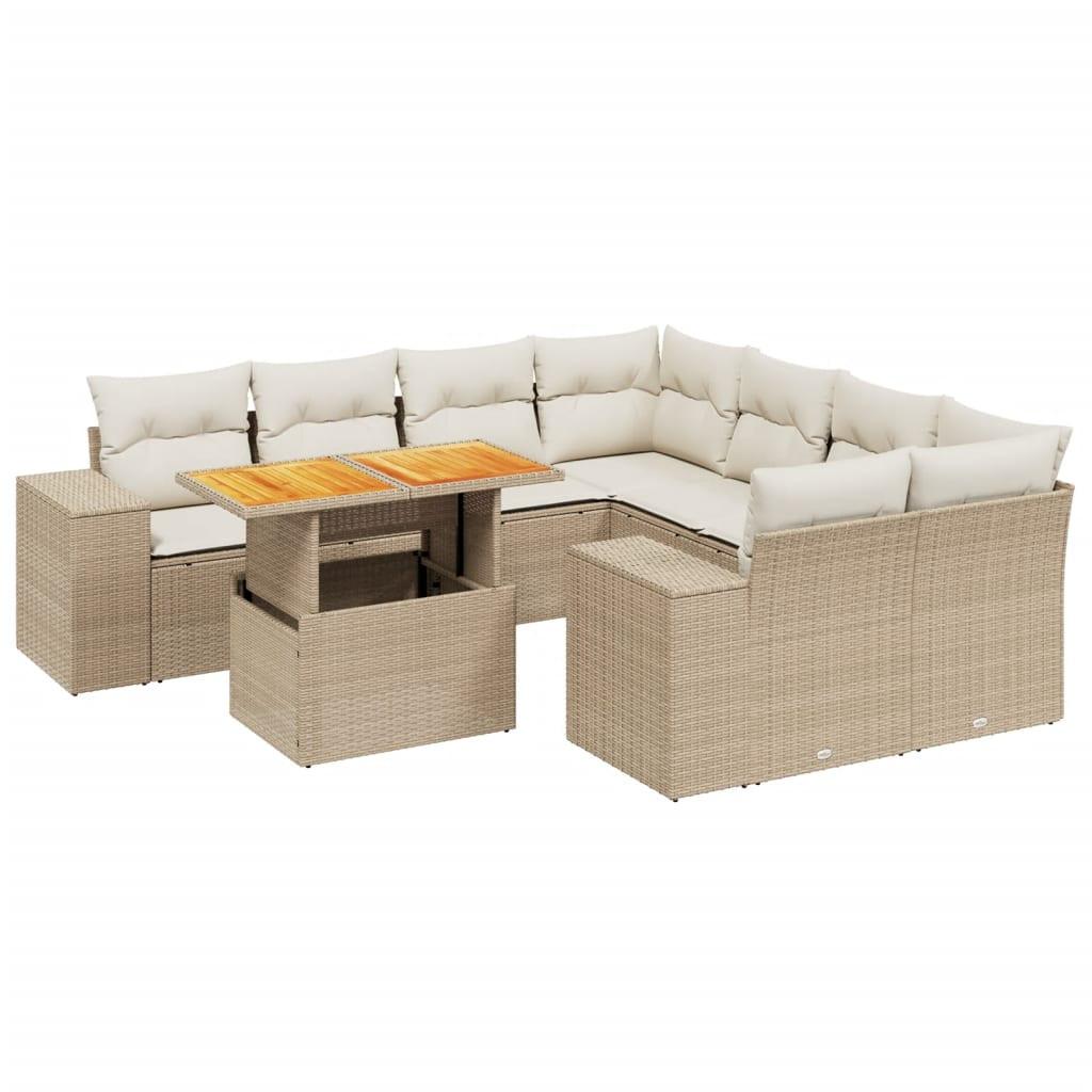 VidaXL Garten sofagarnitur poly-rattan  