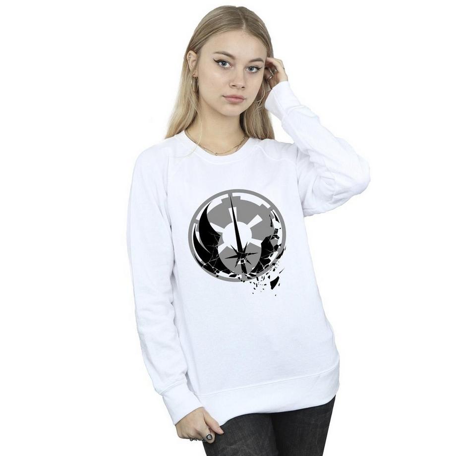 STAR WARS Star Wars Imperial Logo Print Sweatshirt  