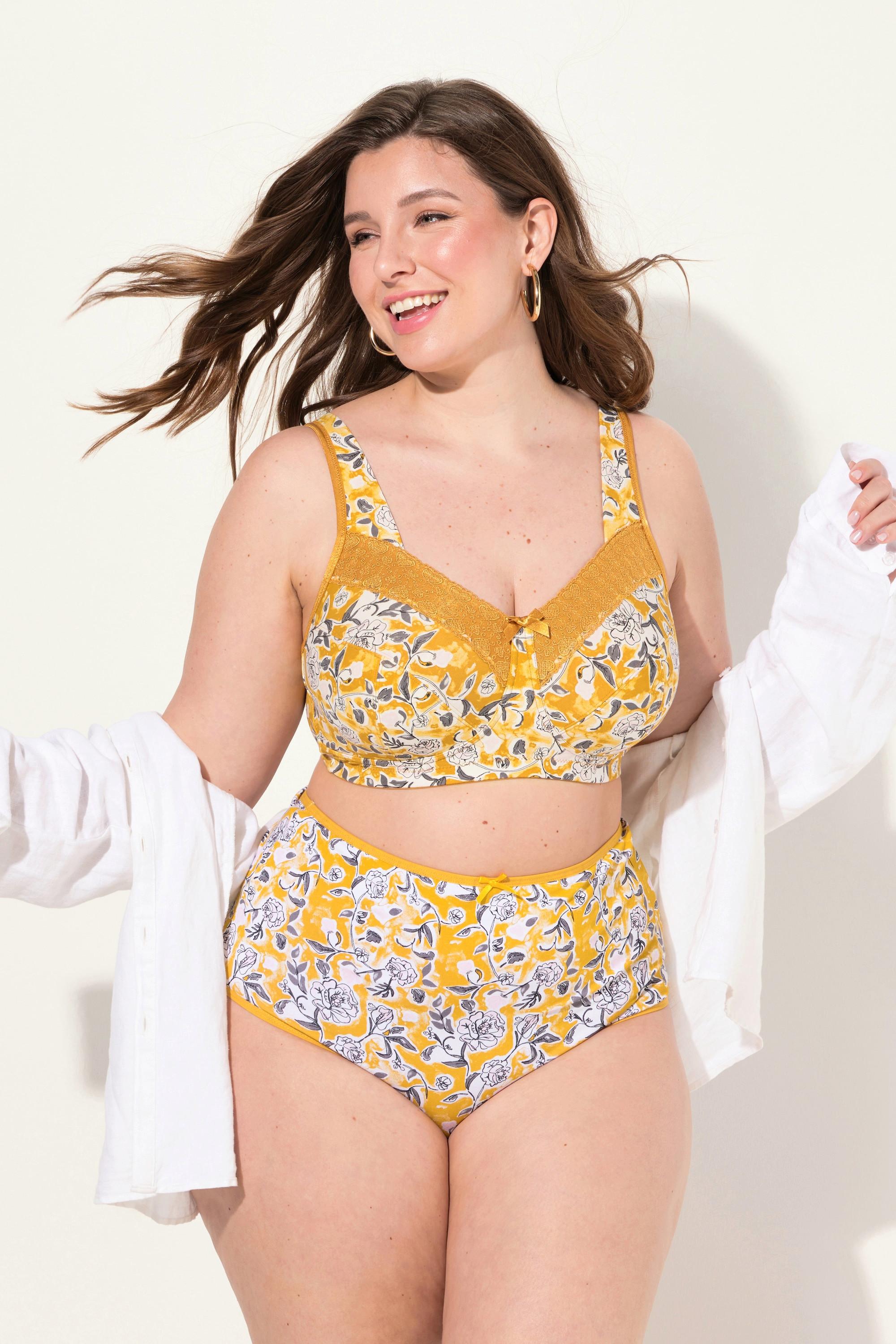 Ulla Popken Reggiseno sostenitivo Pizzo senza ferretto Coppa C-E  