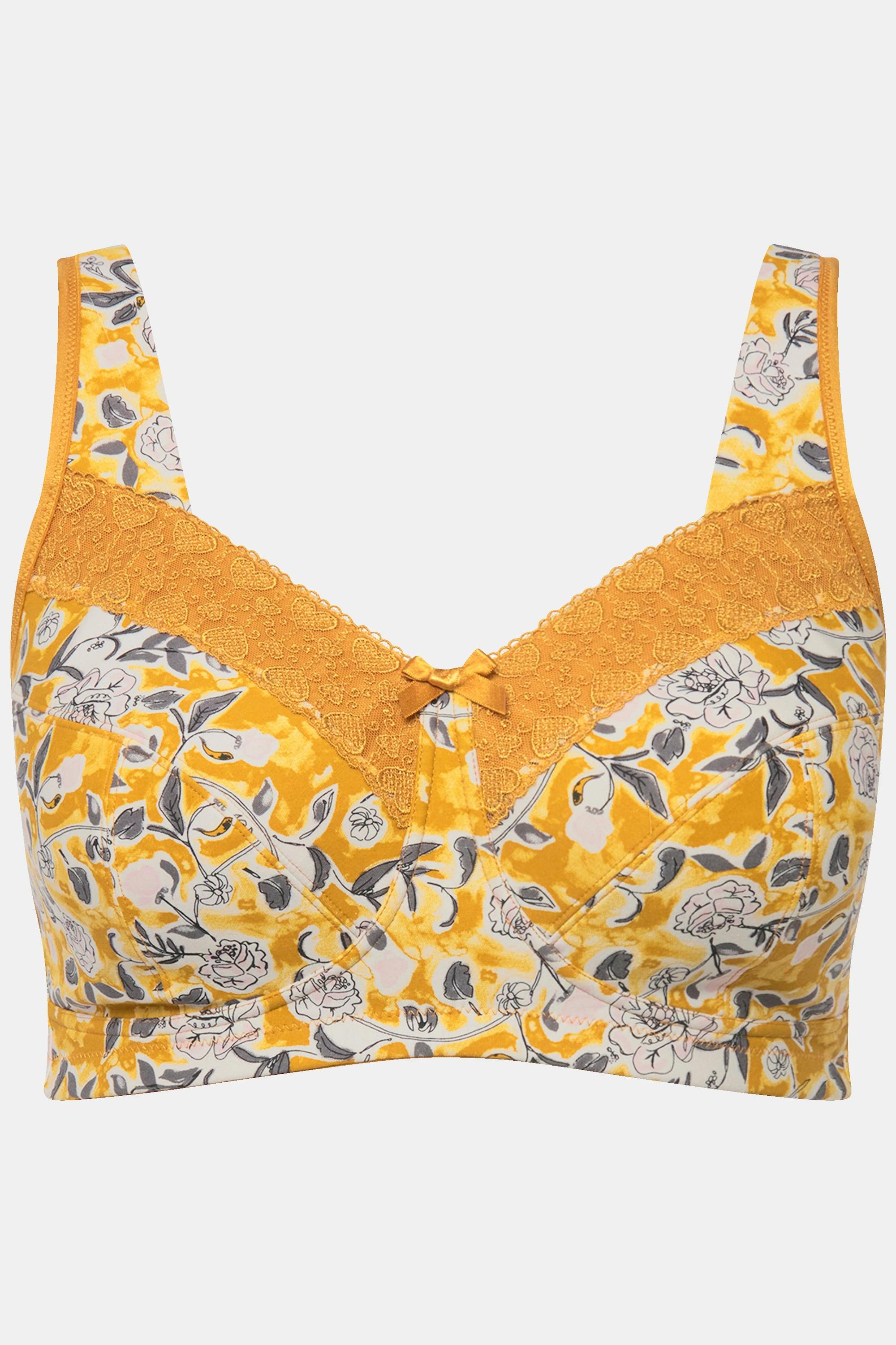 Ulla Popken Reggiseno sostenitivo Pizzo senza ferretto Coppa C-E  
