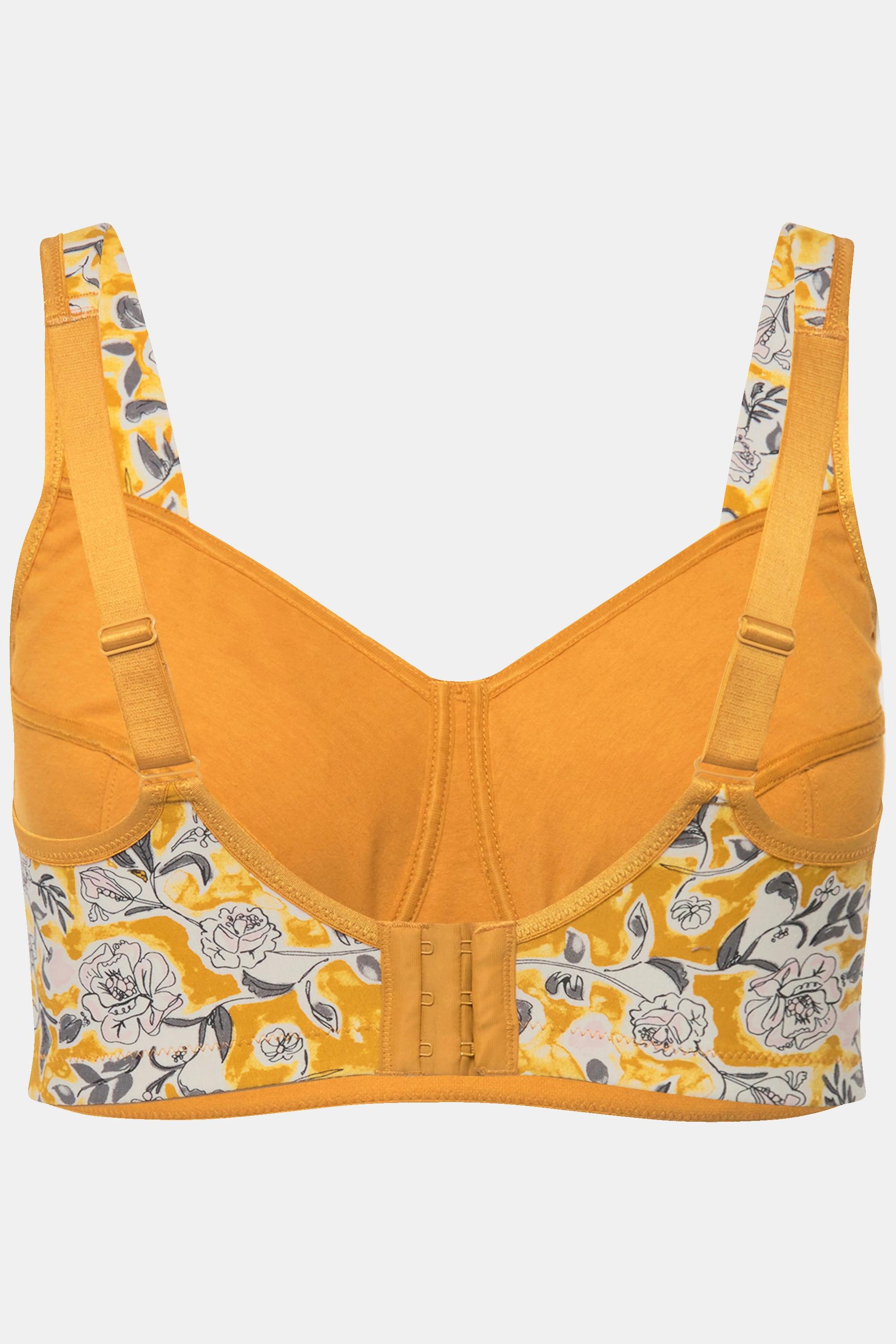 Ulla Popken Reggiseno sostenitivo Pizzo senza ferretto Coppa C-E  