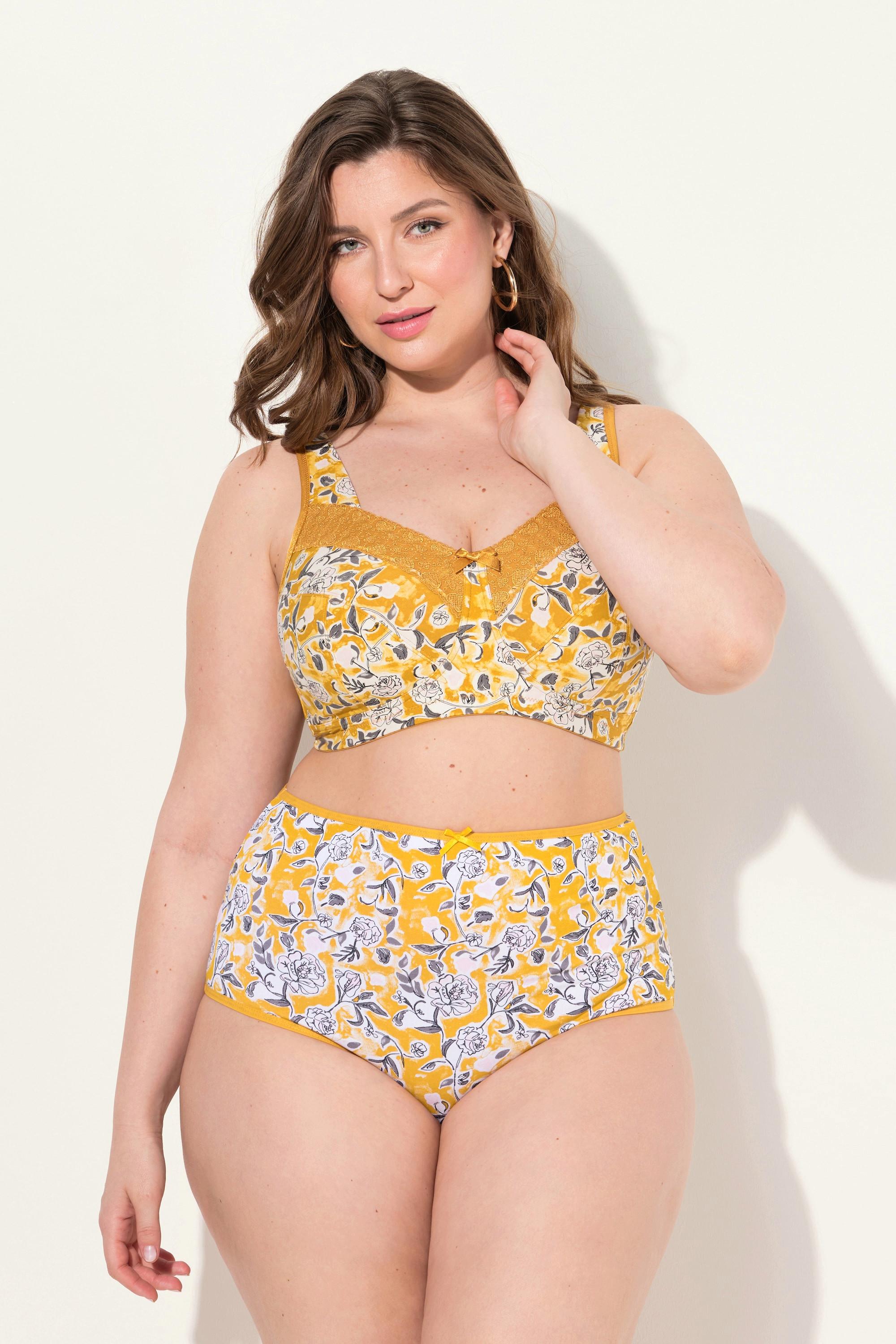 Ulla Popken Reggiseno sostenitivo Pizzo senza ferretto Coppa C-E  