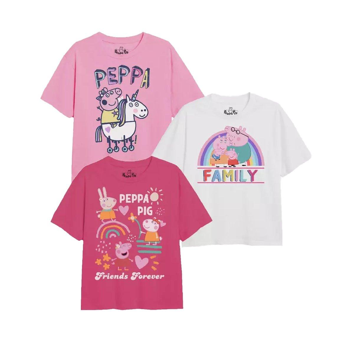 Peppa Pig  Friends & Family TShirt  (3erPack) 
