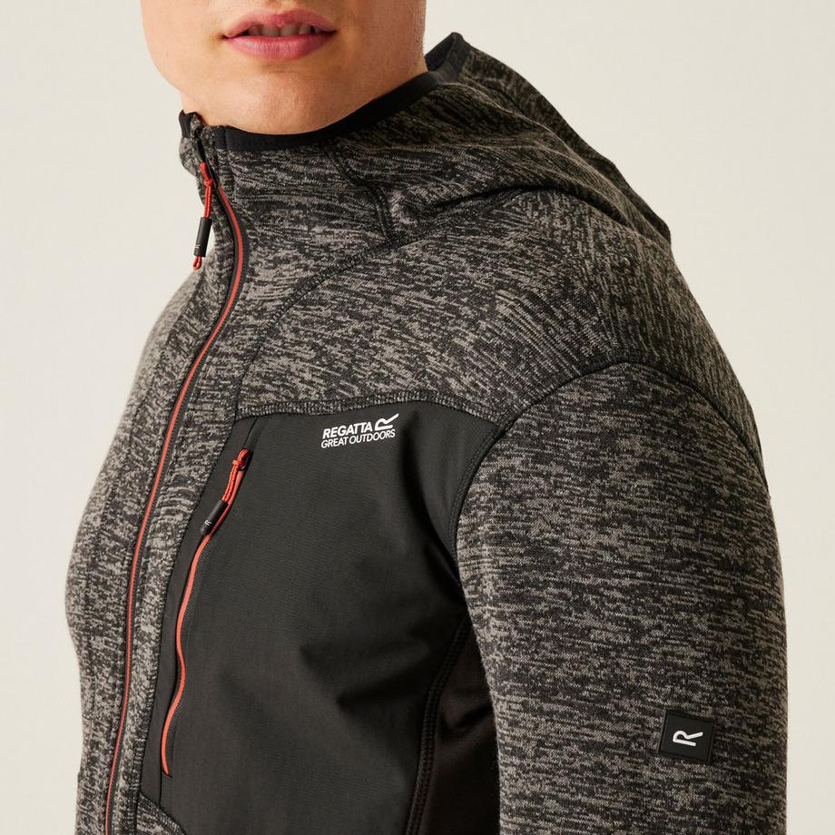 Regatta Alven Fleecejacke mit durchgehendem Reißverschluss und Kapuze  