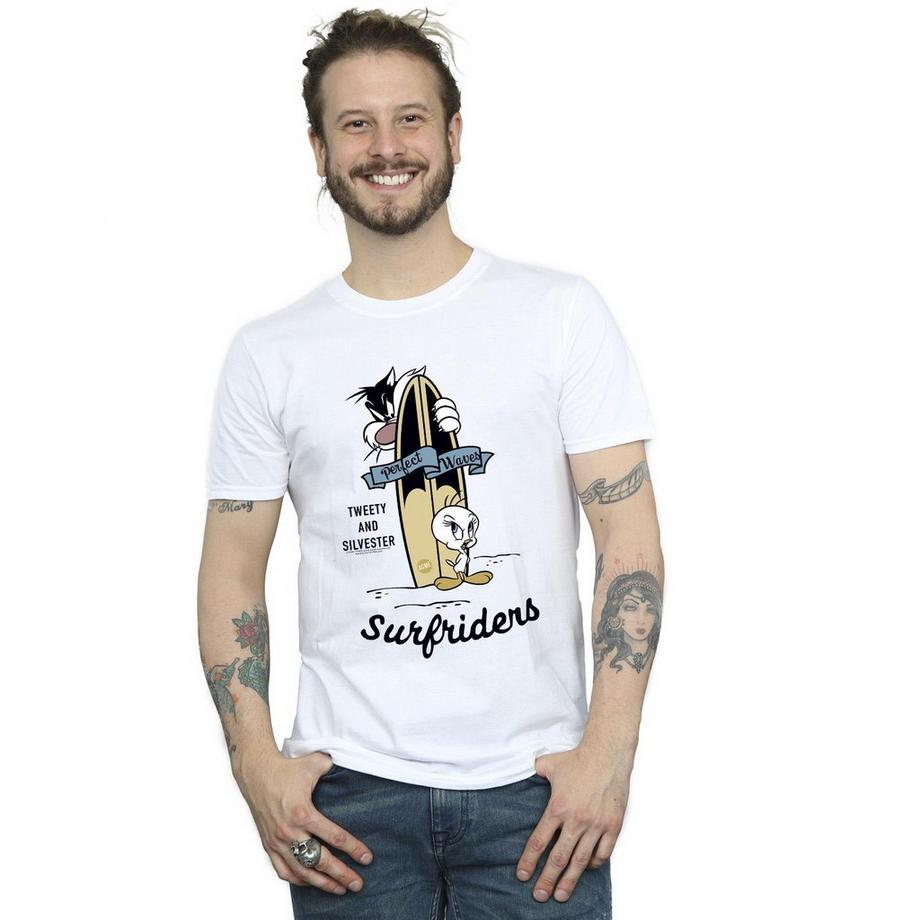 LOONEY TUNES Tweety et Sylvester Surfriders T-Shirt  