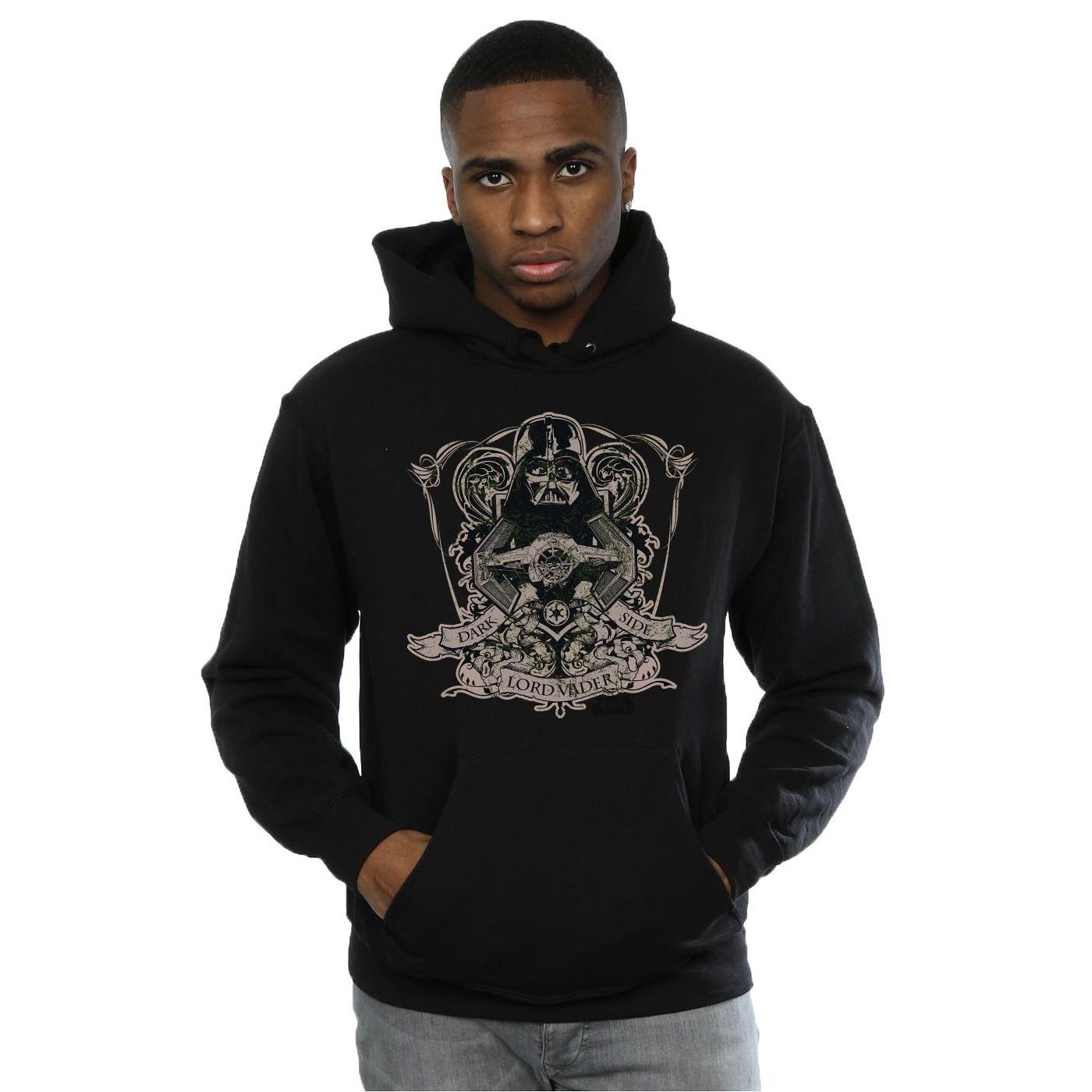 STAR WARS Dark Side Felpa con Cappuccio Stampata  