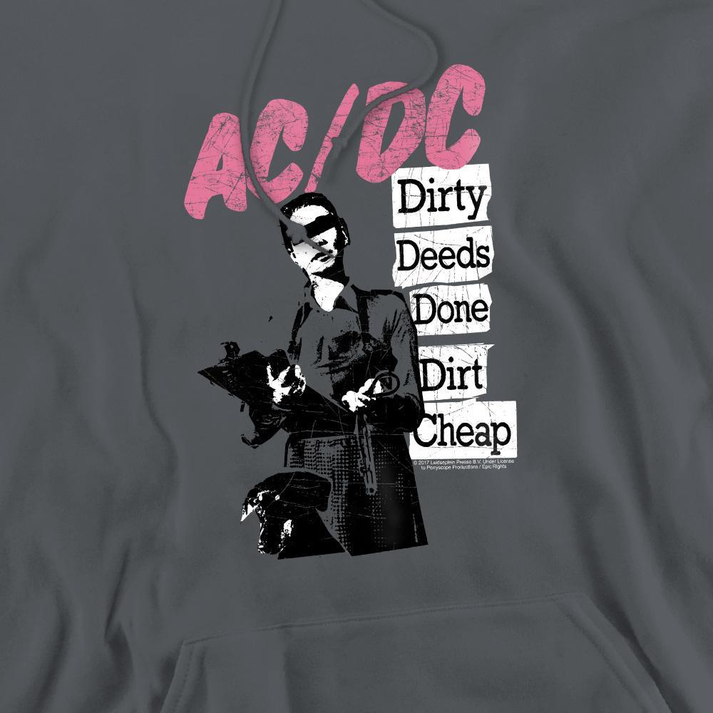 AC/DC ACDC Dirty Deeds Felpa con Cappuccio  