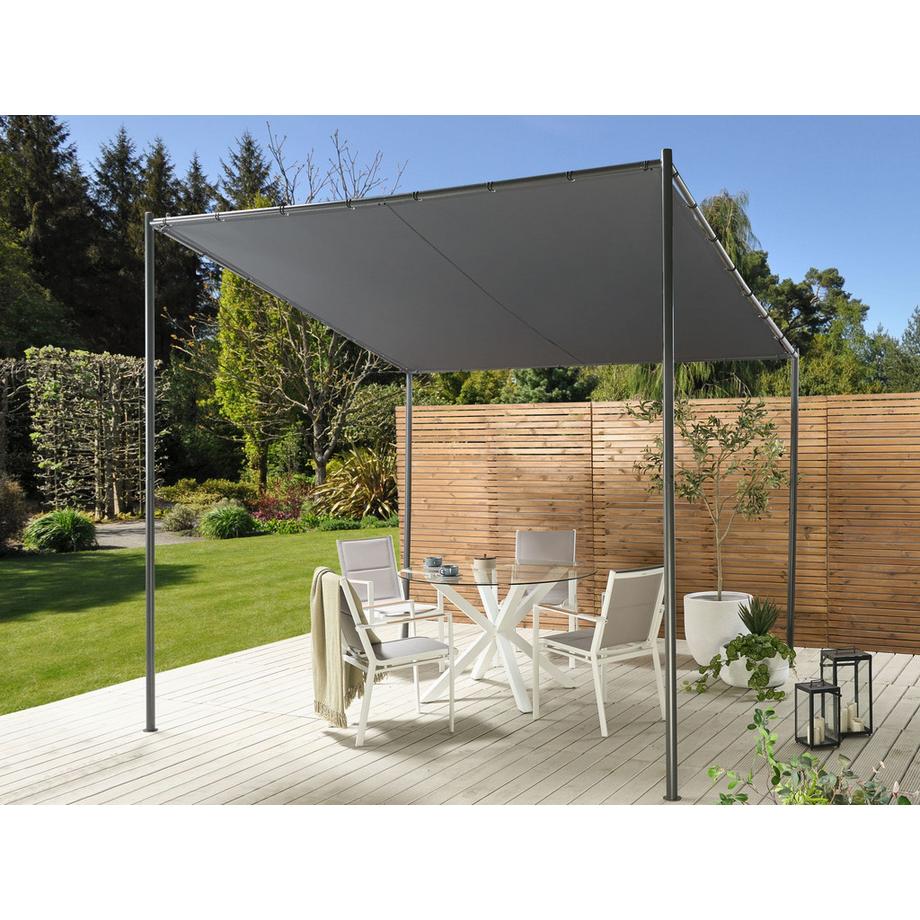 Beliani Gazebo en Tessuto Classico VIMINO  