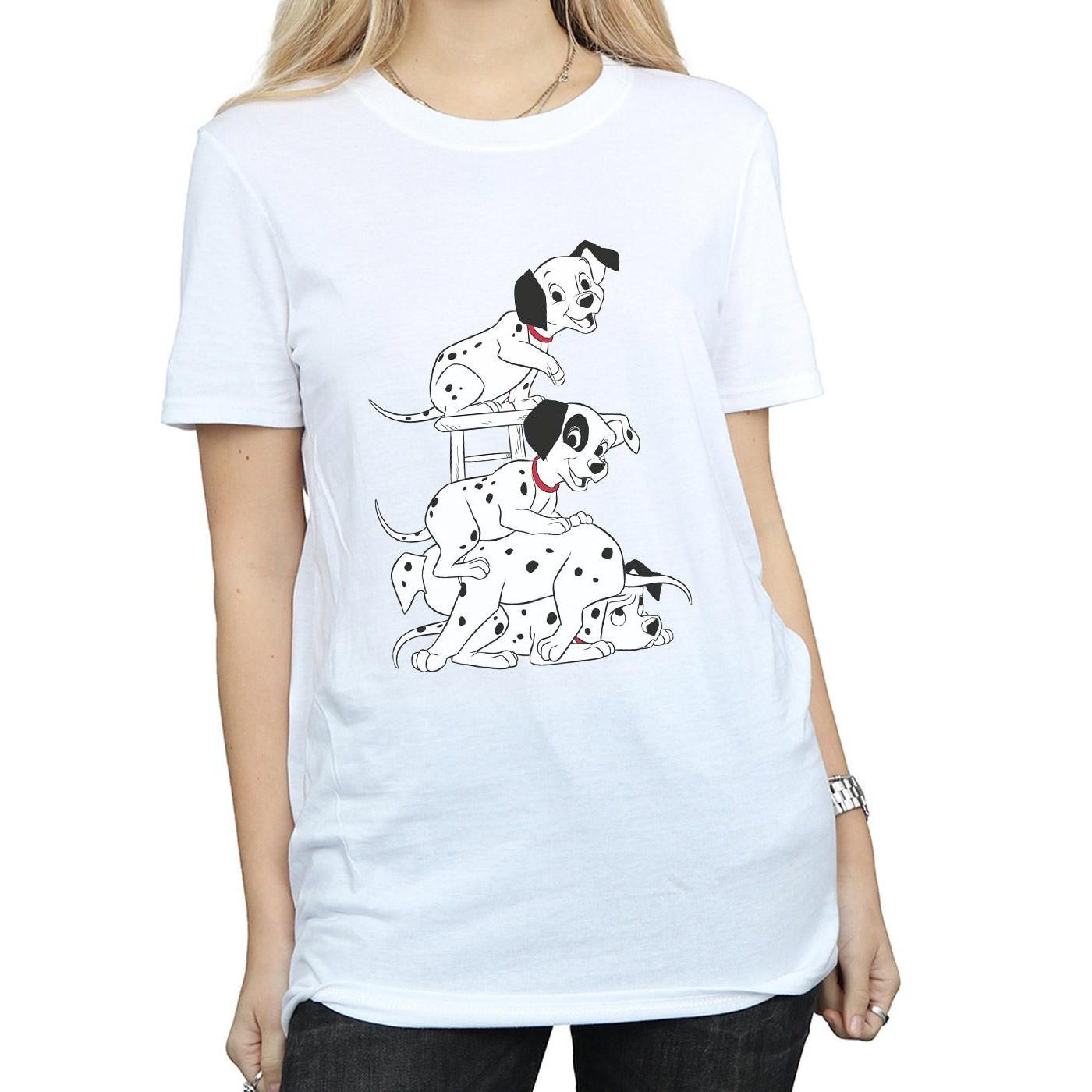 101 Dalmatians 101 Dalmatians Puppy Stack T-Shirt  
