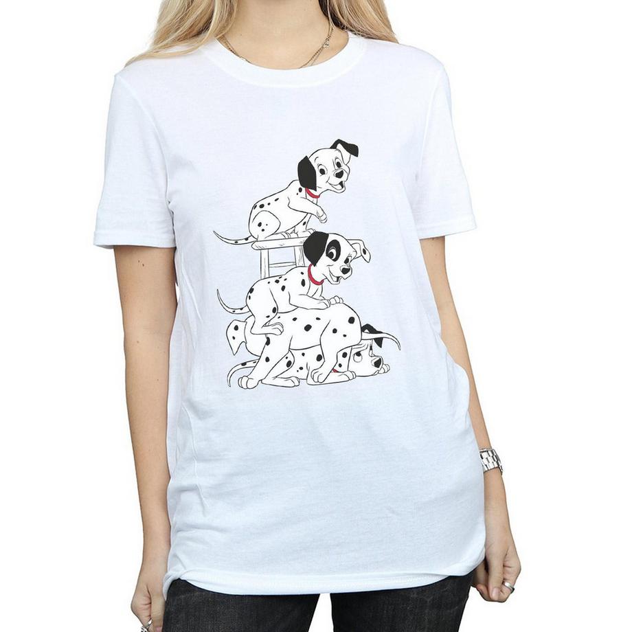 101 Dalmatians 101 Dalmatians Puppy Stack T-Shirt  
