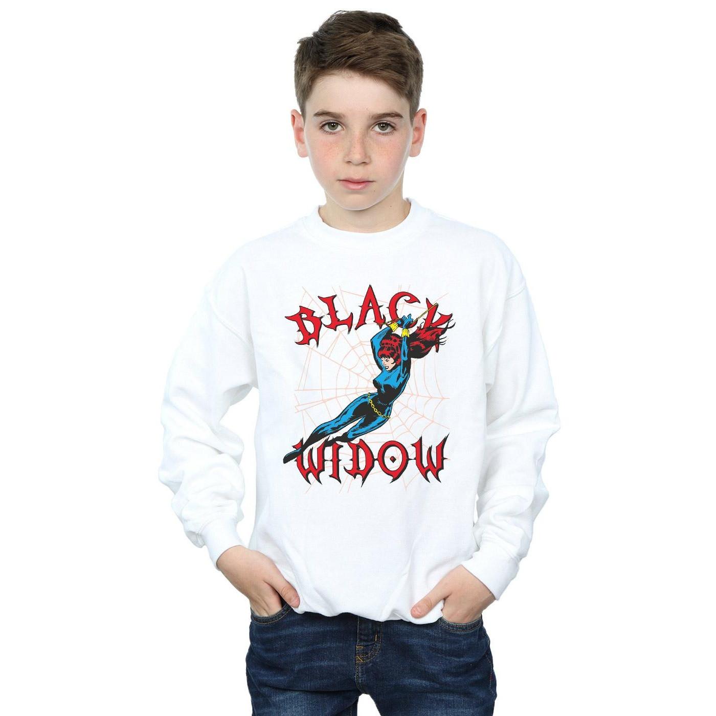 MARVEL  Black Widow Web Sweatshirt 