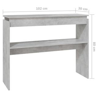 VidaXL Table console bois d'ingénierie  