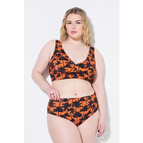 Studio Untold High Waist Palmenprint Shaping Bikini Slip  