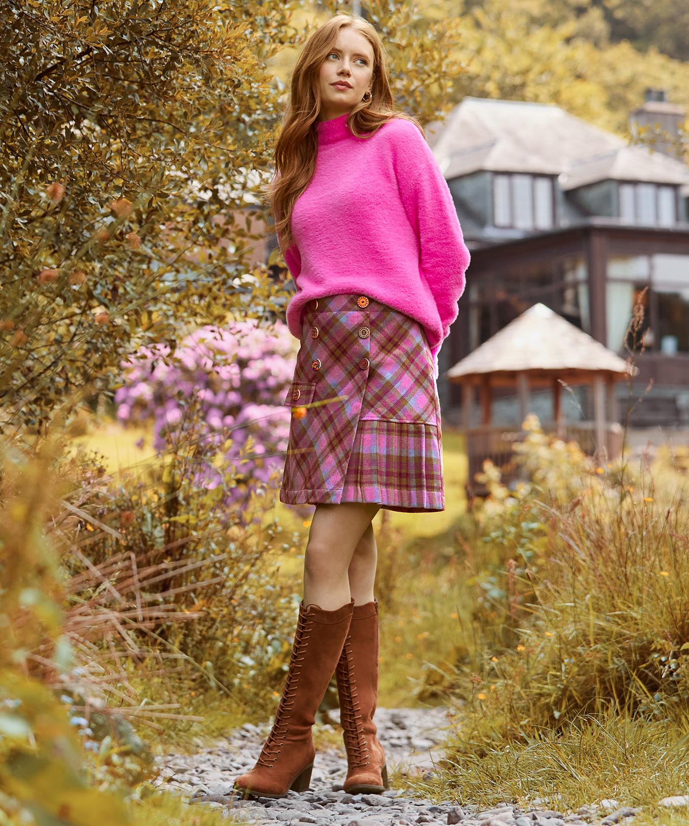 Joe Browns Falten Minirock Heritage Karo  