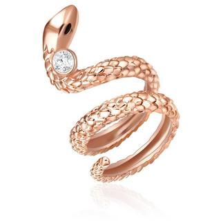 Lulu & Jane  Femme Bague Serpent 