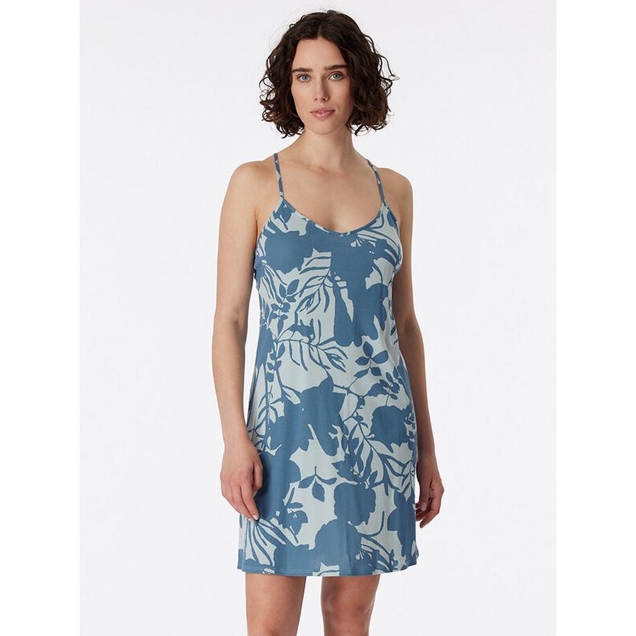 Schiesser Camicia da notte spaghetti modal  