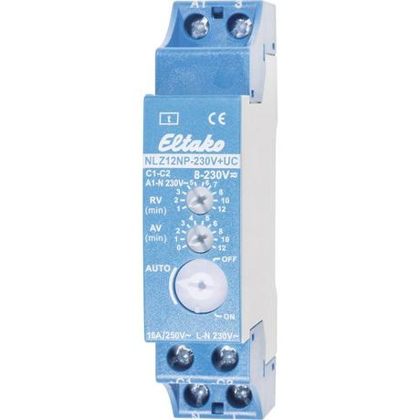 Eltako  Nachlaufschalter NLZ12NP-230V+UC 