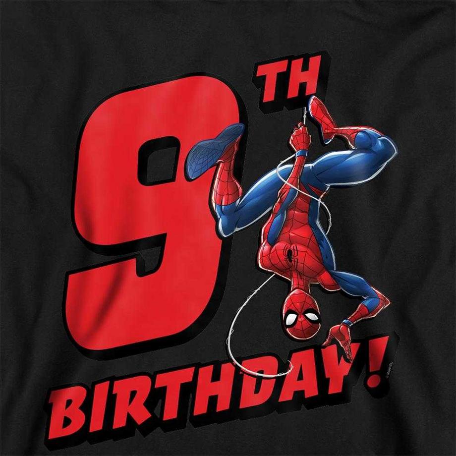 Spider-Man  Felpa Con Cappuccio Nono Compleanno Da Indossare 