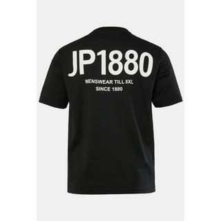 JP1880 Halbarm Brust-Print Rundhals T-Shirt  