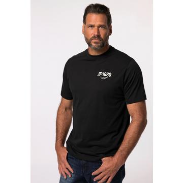 T-Shirt, Halbarm, Brust-Print, Rundhals