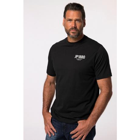 JP1880 Halbarm Brust-Print Rundhals T-Shirt  