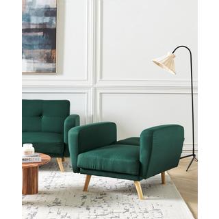 Beliani Poltrona en Tessuto Retrò FLORLI  