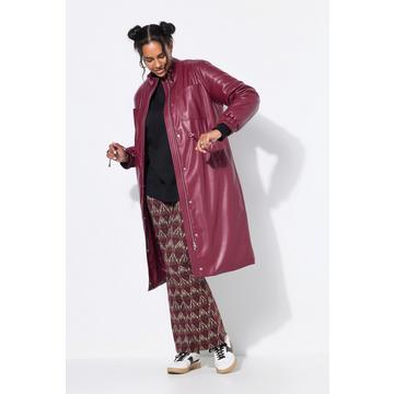 Mantel, Lederoptik, Taillen-Tunnelzug