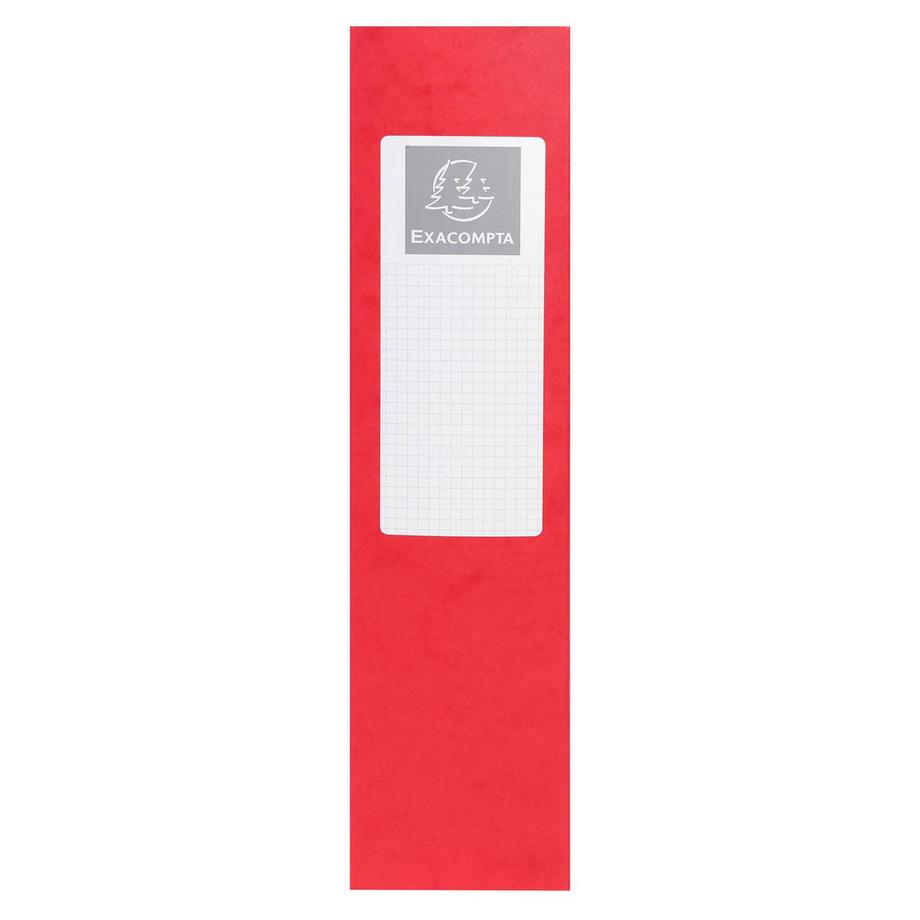 Exacompta Archivbox aus Colorspan-Karton 600g, Rückenbreite 80mm mit Etikett, 25x33cm für DIN A4 - x 6  