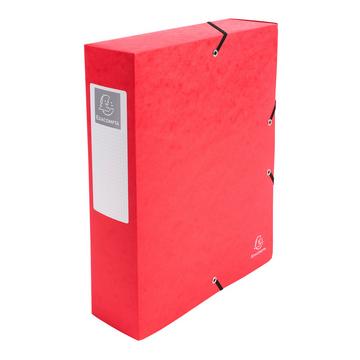 Archivbox aus Colorspan-Karton 600g, Rückenbreite 80mm mit Etikett, 25x33cm für DIN A4 - x 6