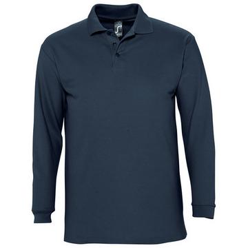 Winter II Pique LangarmShirt PoloShirt, Langarm