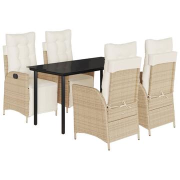 Garten essgruppe poly-rattan
