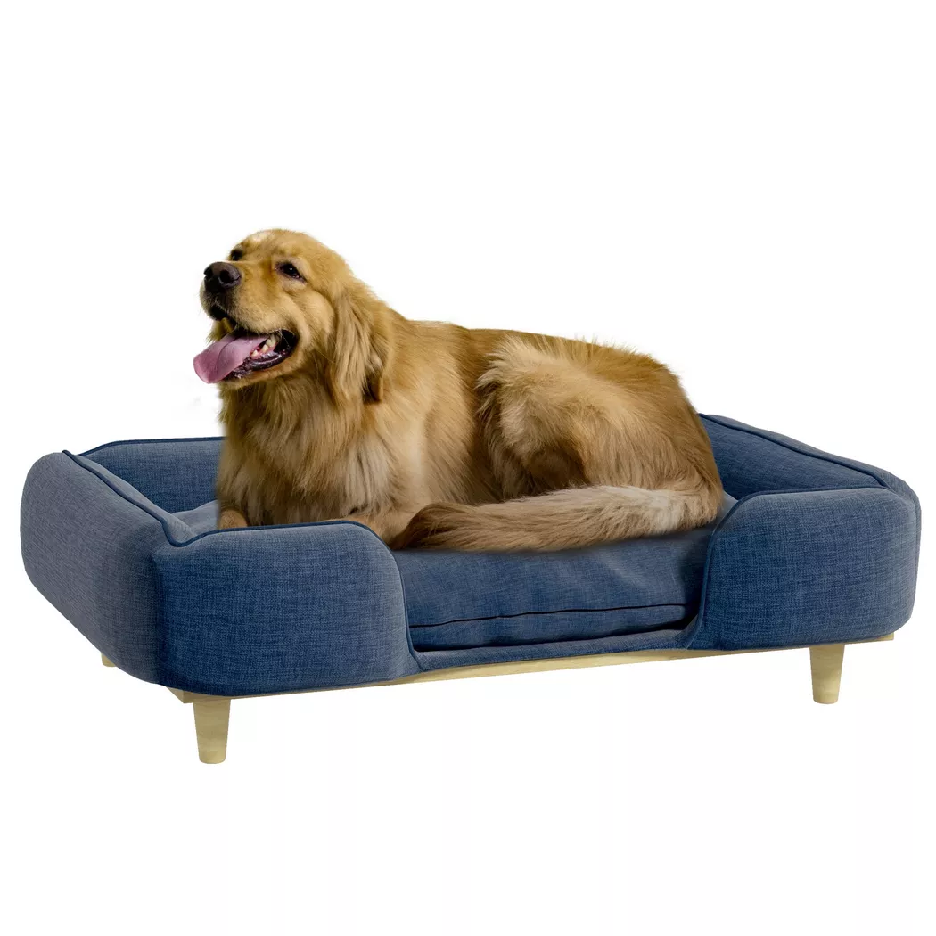 PawHut - Hundesofa, One Size, Blau