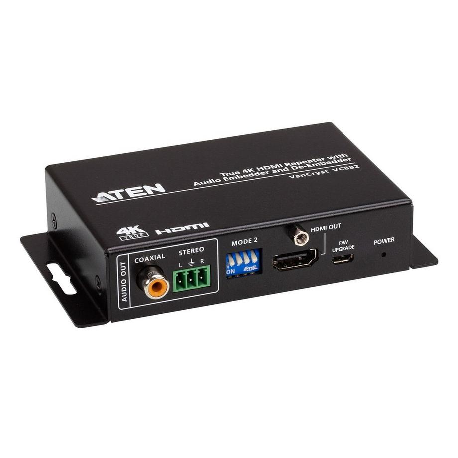 ATEN  ATEN True 4K HDMI Repeater mit Audio Embedder und De-Embedder 