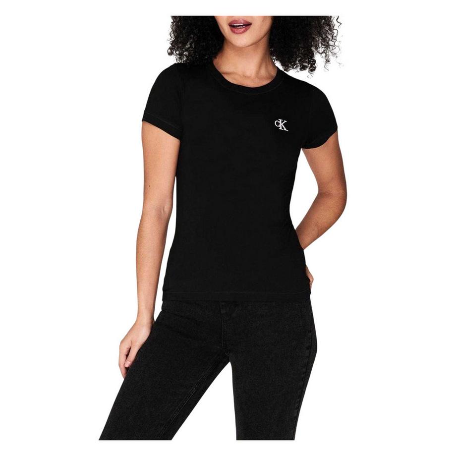 Calvin Klein  T-Shirt, , Schmal, Kurzärmlig 