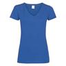 Universal Textiles  Tshirt à col V et manches courtes Bleu