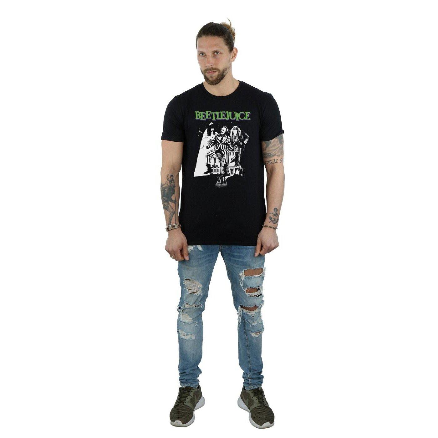 Beetlejuice Bedrucktes T-Shirt  